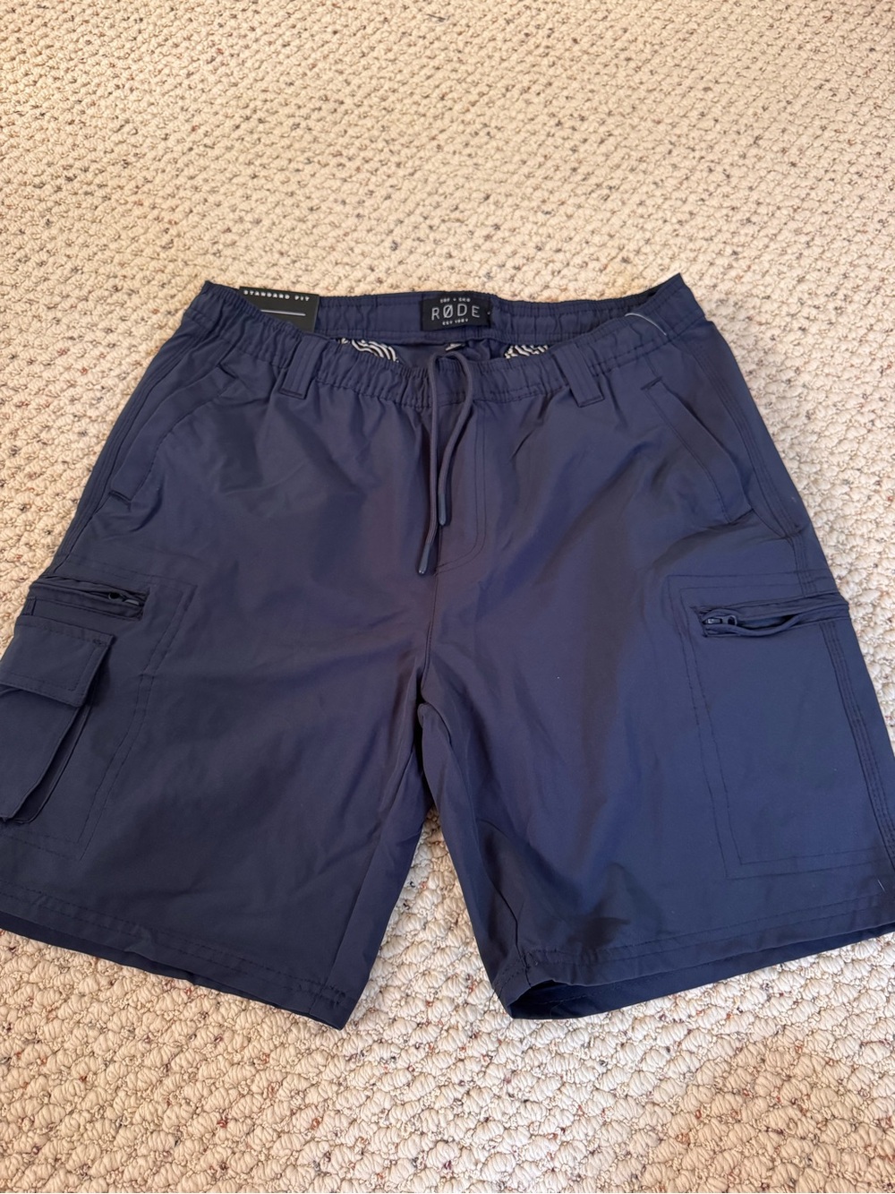 Rode Men’s Navy Cargo Swim Shorts